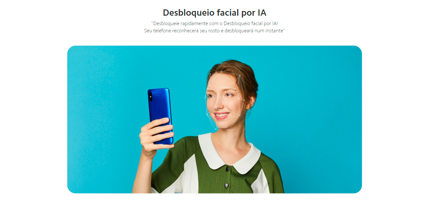 Smartphone Xiaomi Redmi 9A 32GB 2GB RAM Tela 6.53